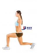 后跨步前跨步,弓箭步练好腿才能跑好步